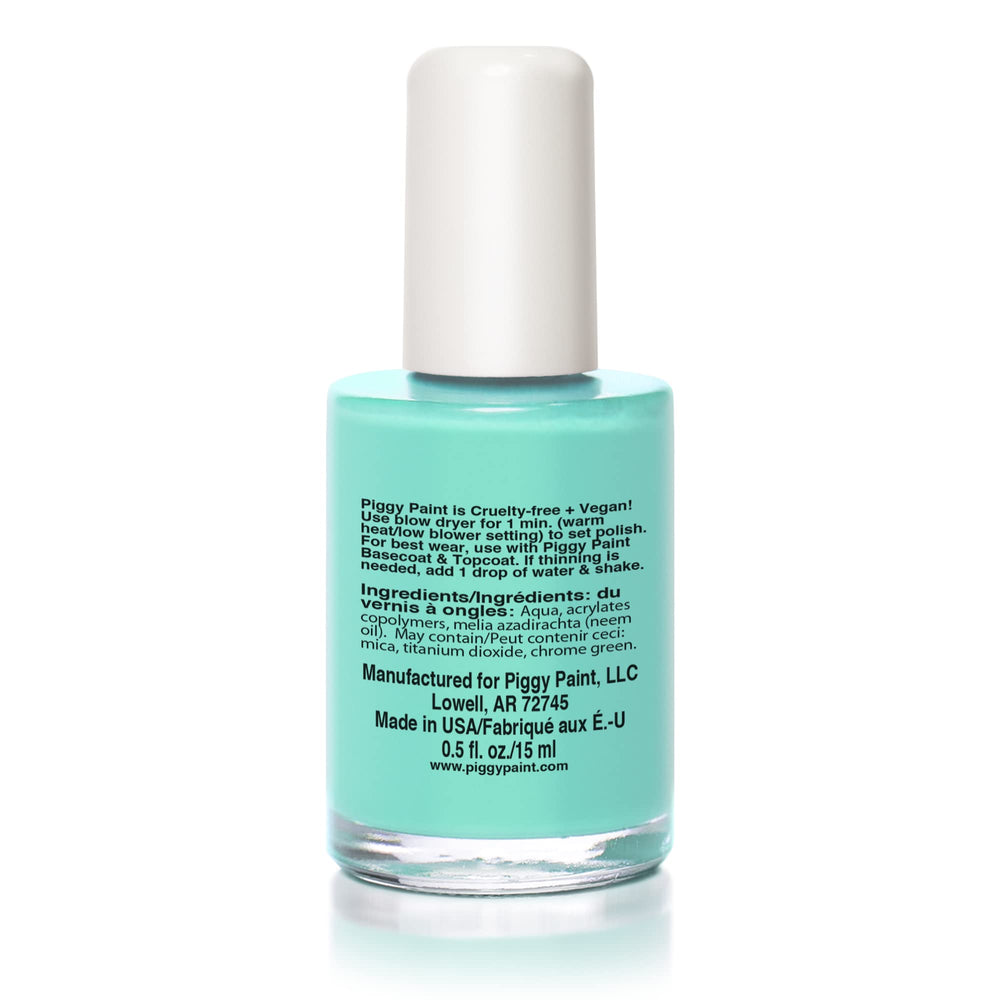 Muestra del tono aguamarina, ideal para looks diarios y fiestas.