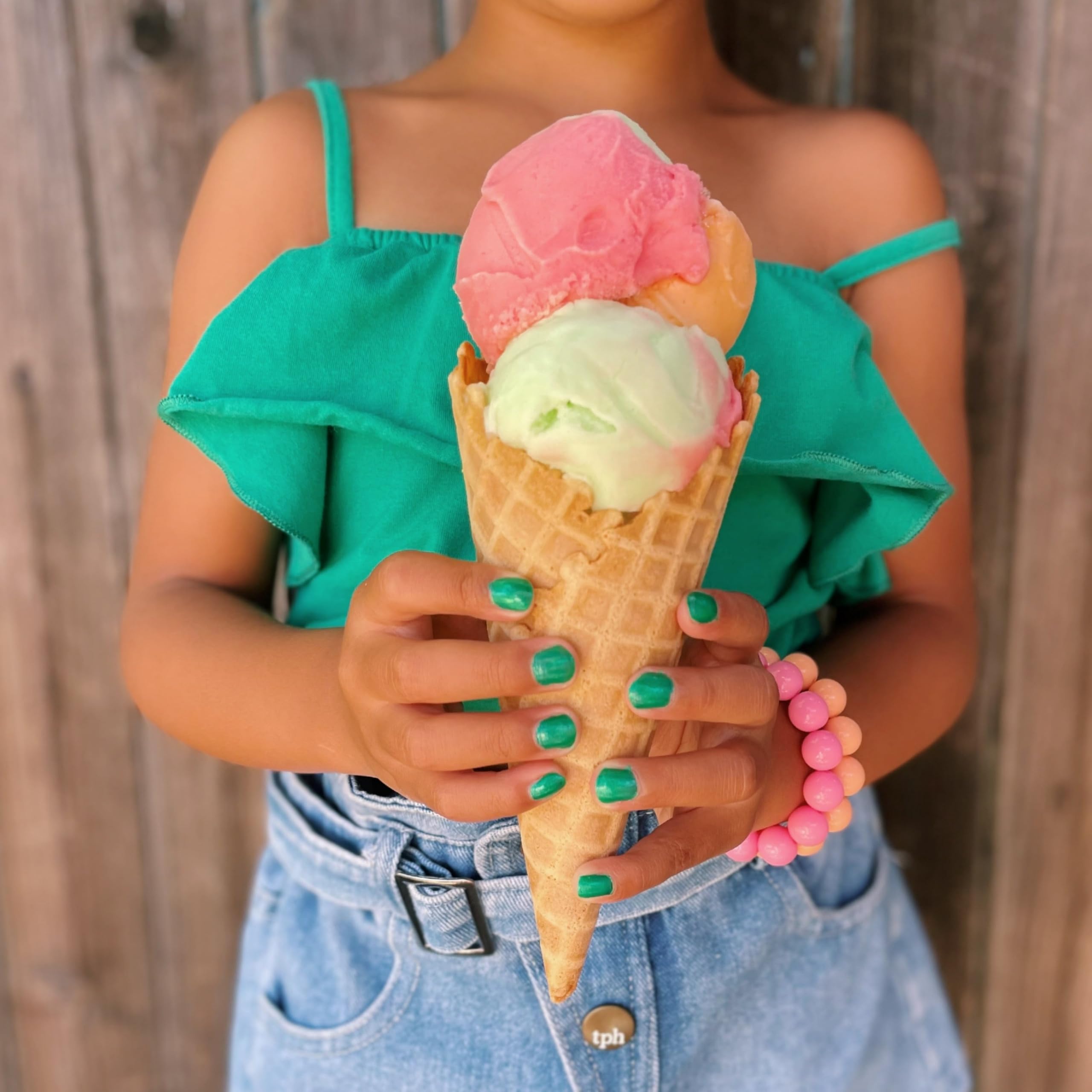 Piggy Paint Ice Cream Dream: secado rápido con secador a calor suave
