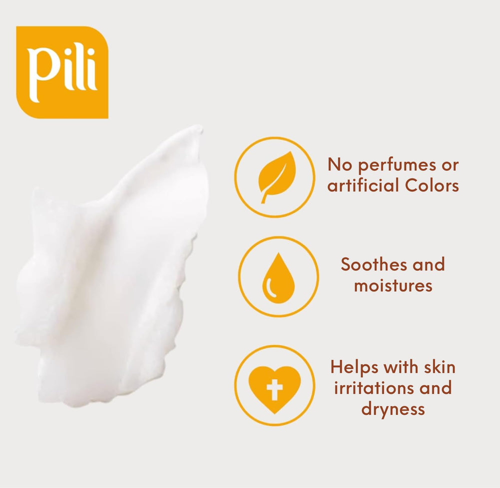 Pili Natural Calendula Crema, uso diario para confort de la piel.