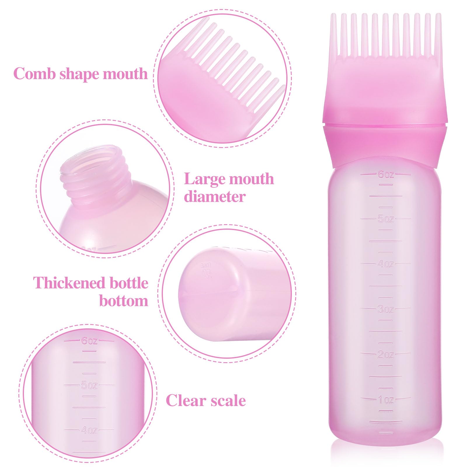 Pimoys aplicador de tinte para cabello flujo suave.