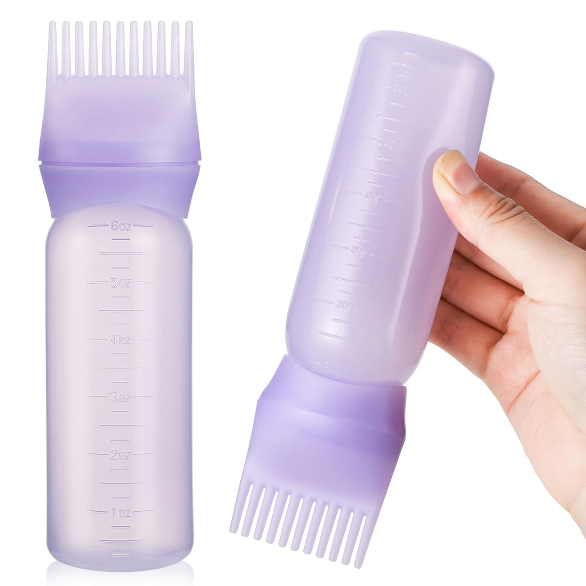 Pimoys botellas aplicador raíz seis onzas para coloración precisa en casa