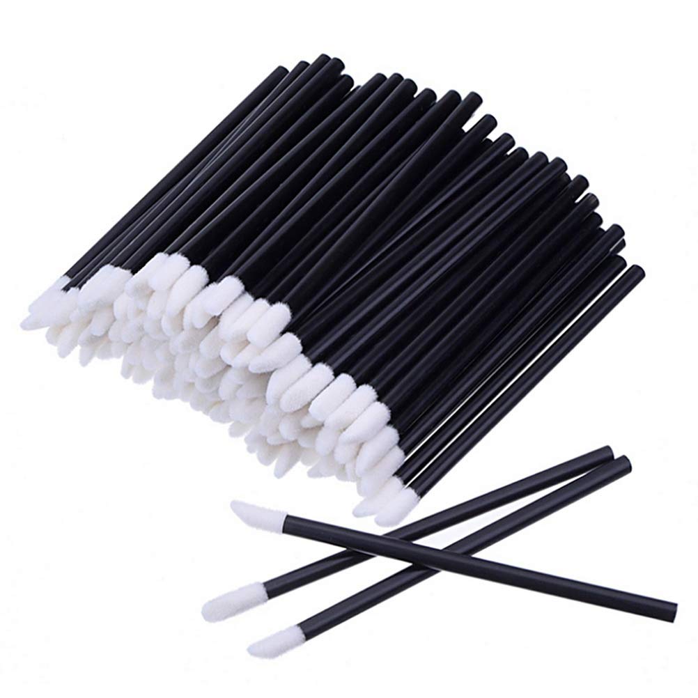 Pimoys brochas labios desechables, 200 piezas, para higiene en cada aplicación de labial.