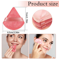 Pimoys esponja de maquillaje rosa, doble uso para húmedo o seco.