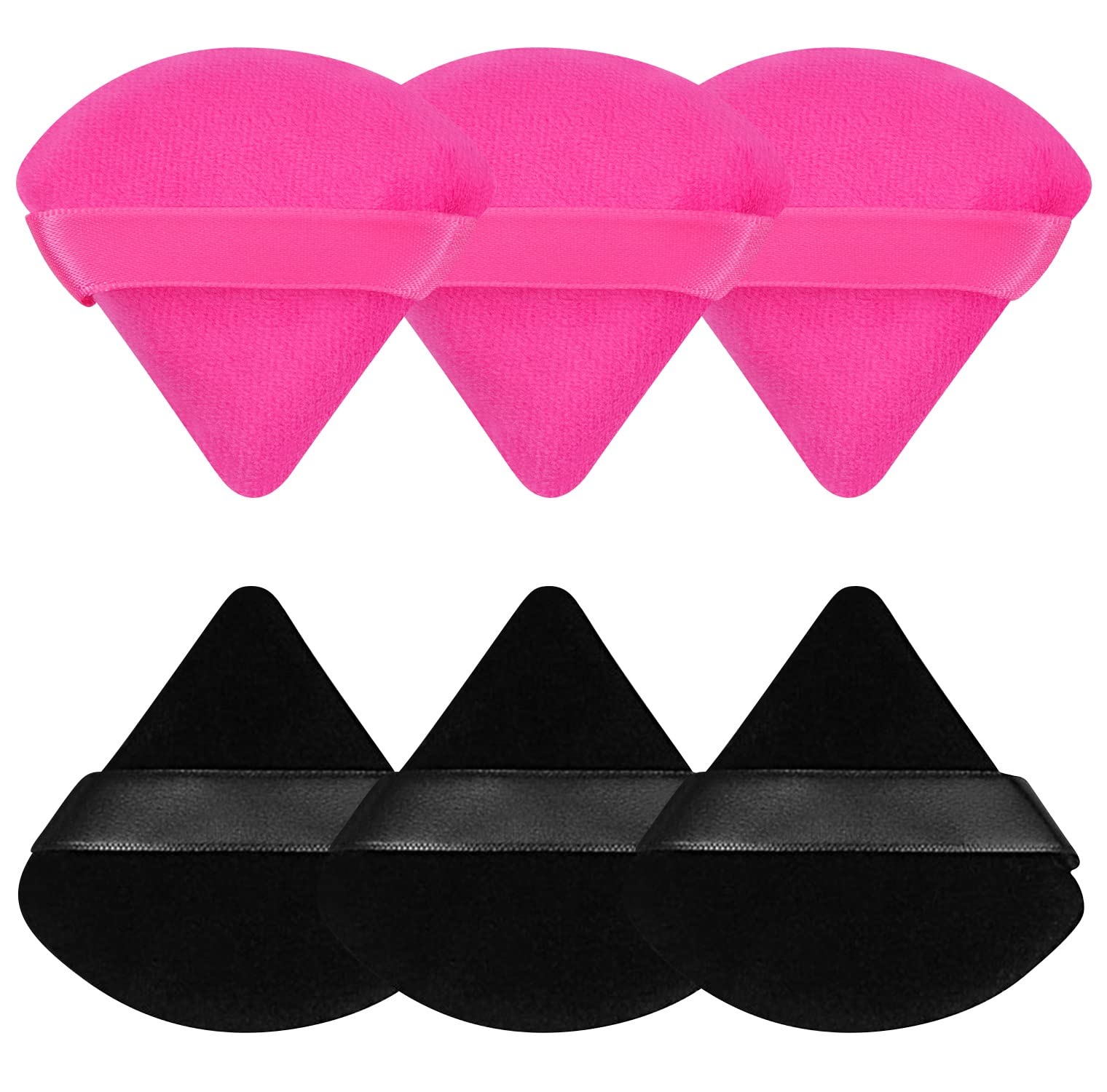 Pimoys esponja polvo con forma triangular y redonda para aplicación precisa