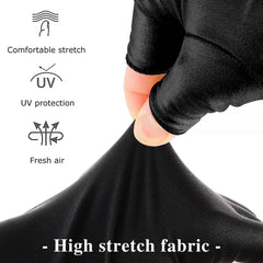 Pimoys guantes UV diseño dedo libre facilita limado y aplicación de polvos