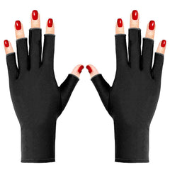 Pimoys guantes UV para manicura en gel con dedos libres protegen contra la radiación UV