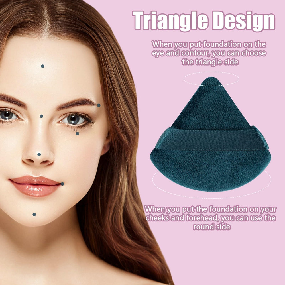 Pimoys puff de maquillaje redondo para uso diario en rostro