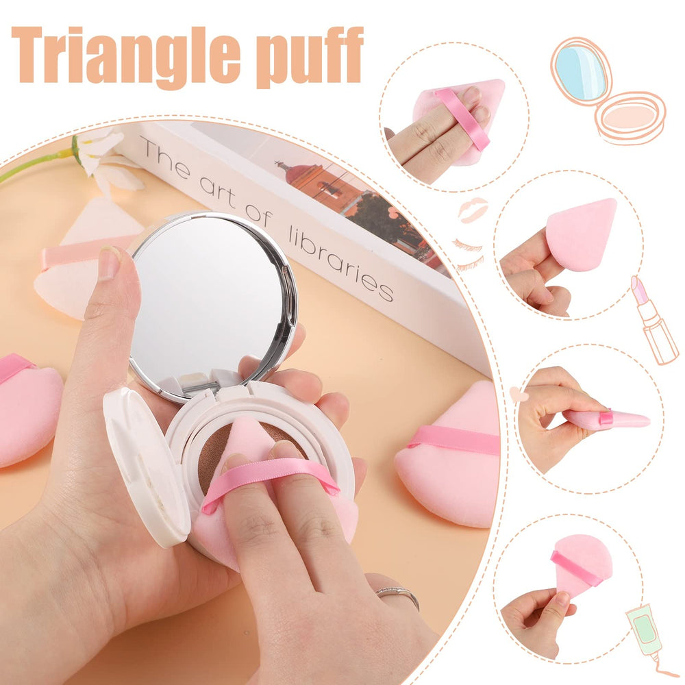 Pimoys puff tamaño normal, agarre ergonómico para aplicar.