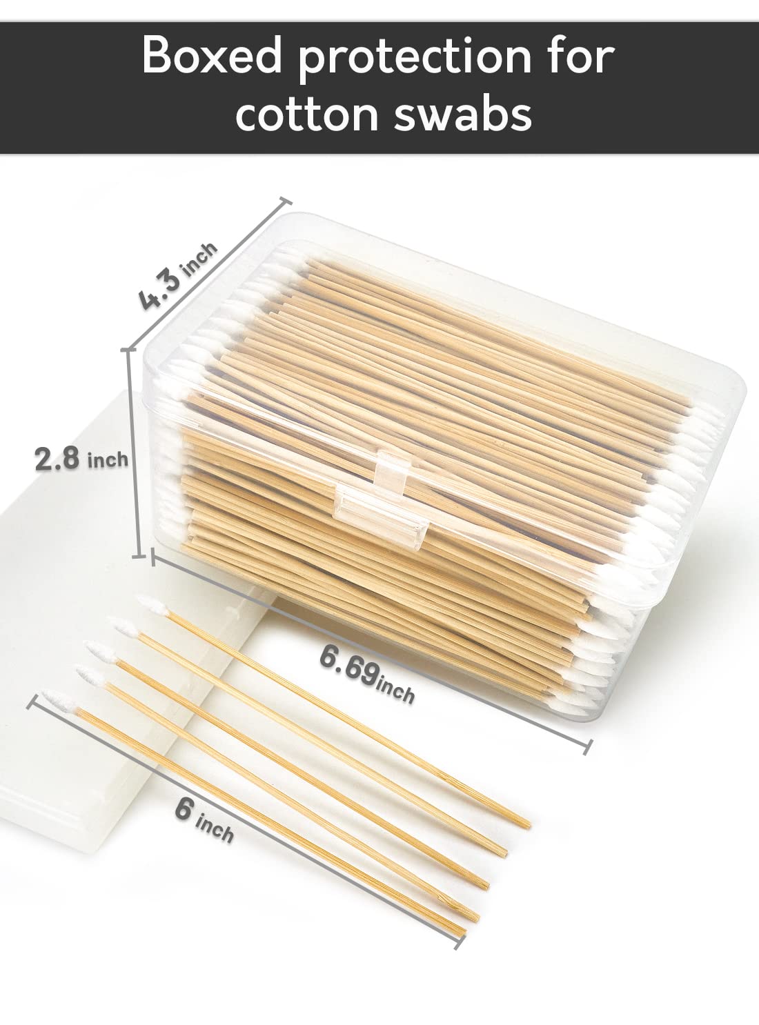 PINGMIC hisopos de algodón de 6 pulgadas, alta absorción para derrames y grasa.