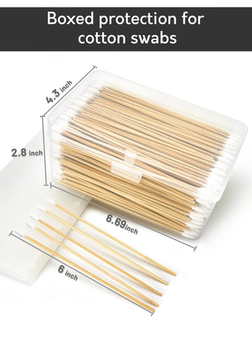 PINGMIC hisopos de algodón de 6 pulgadas, alta absorción para derrames y grasa.
