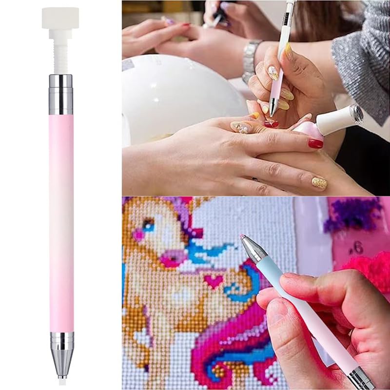 Pinkluce acabado para uñas y arte con piedras, versátil