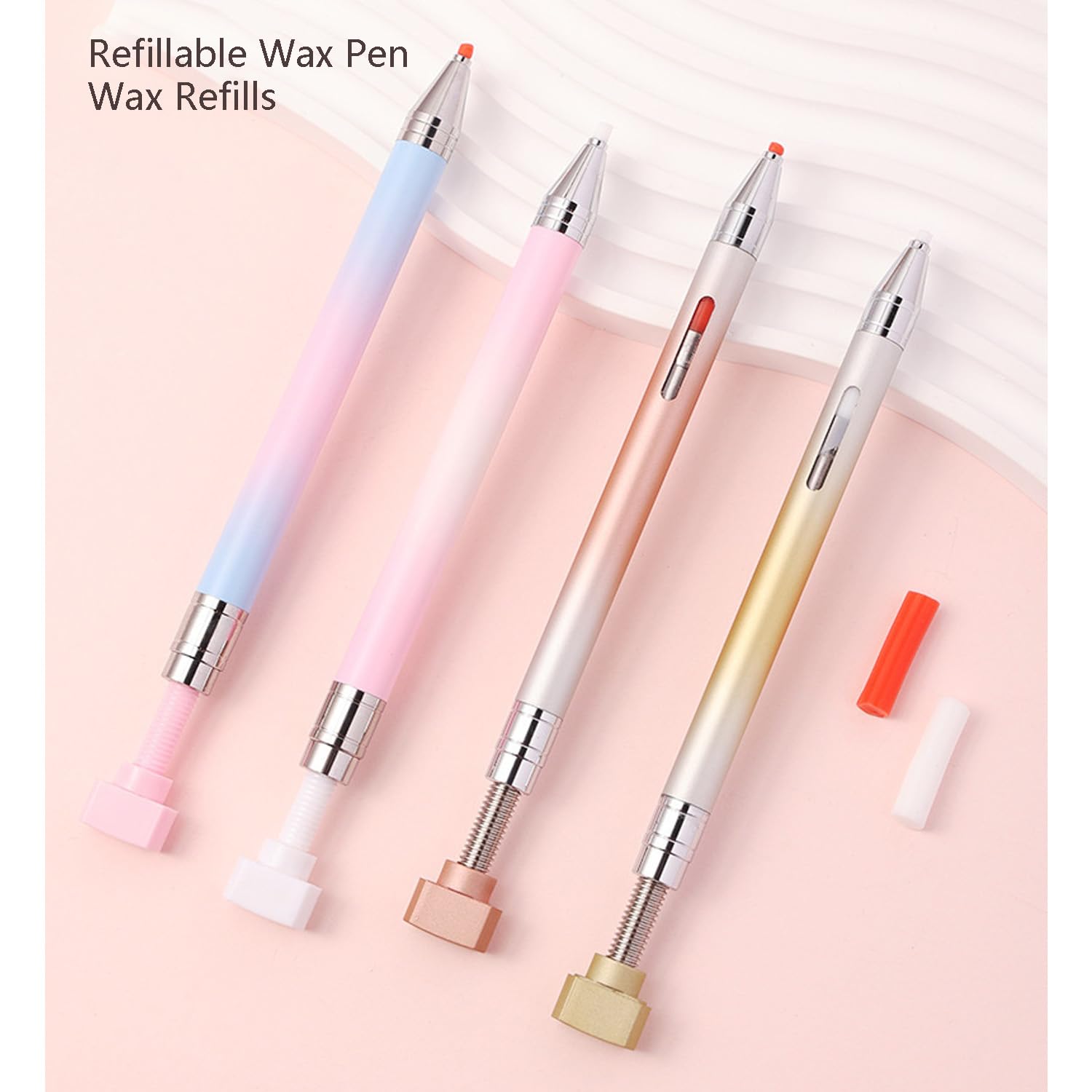 Compatibilidad Pinkluce con boligrafos de cera para arte detallado.