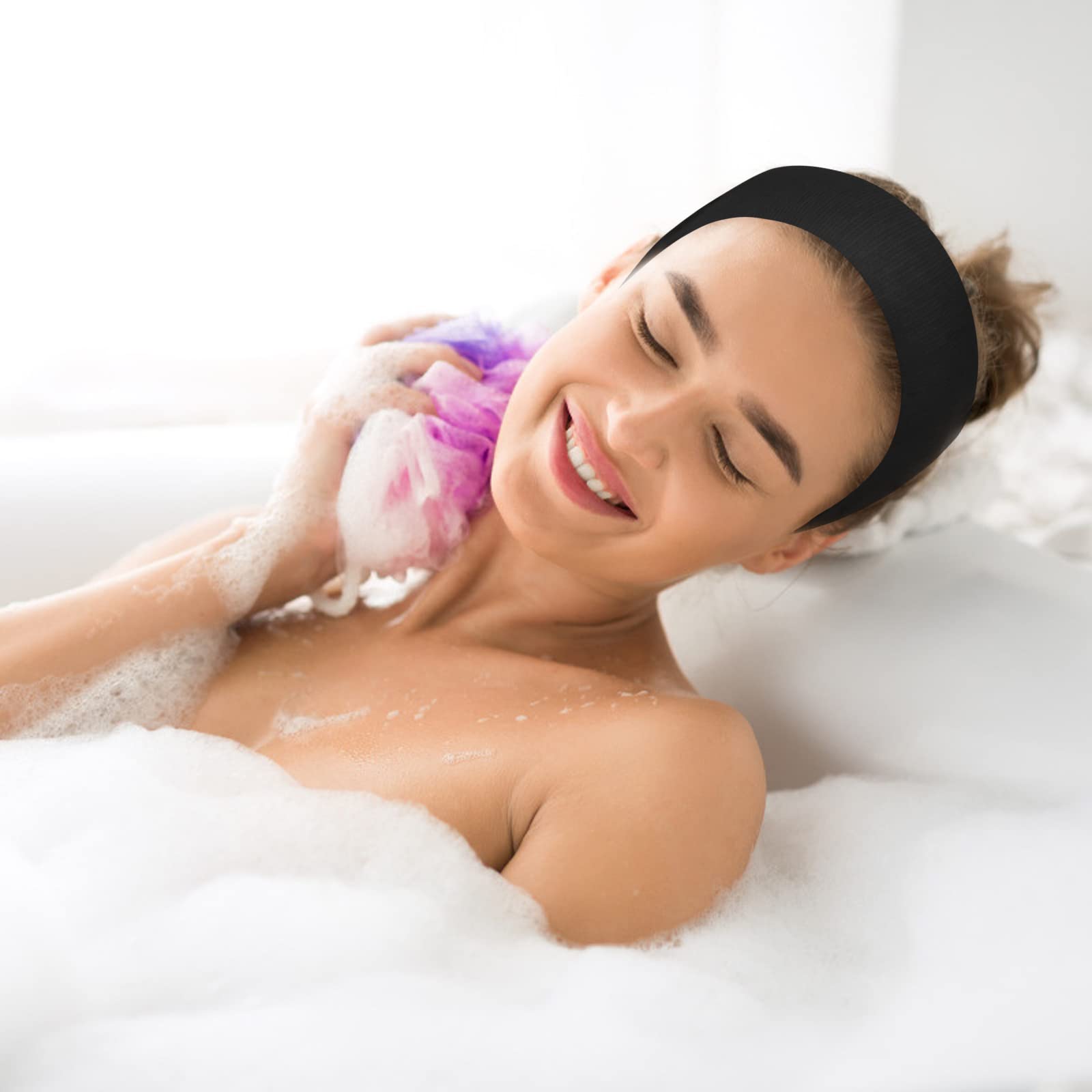 Pinkxhy banda para el cabello, mantiene el rostro limpio durante tratamientos.