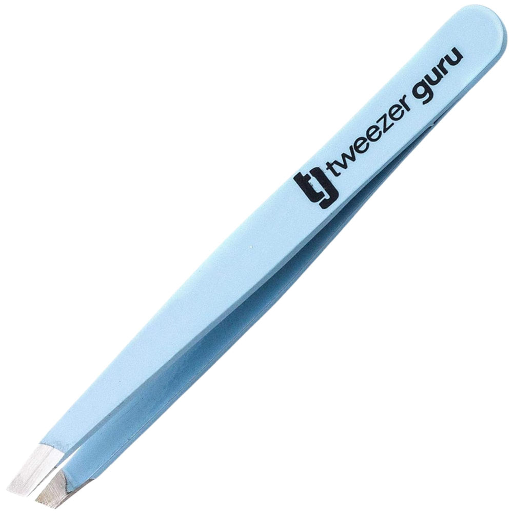 Pinzas Tweezer Guru con borde inclinado para depilar con precisión