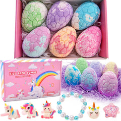Piroo bombas de baño unicornio con sorpresa, ideal para diversión segura en el baño