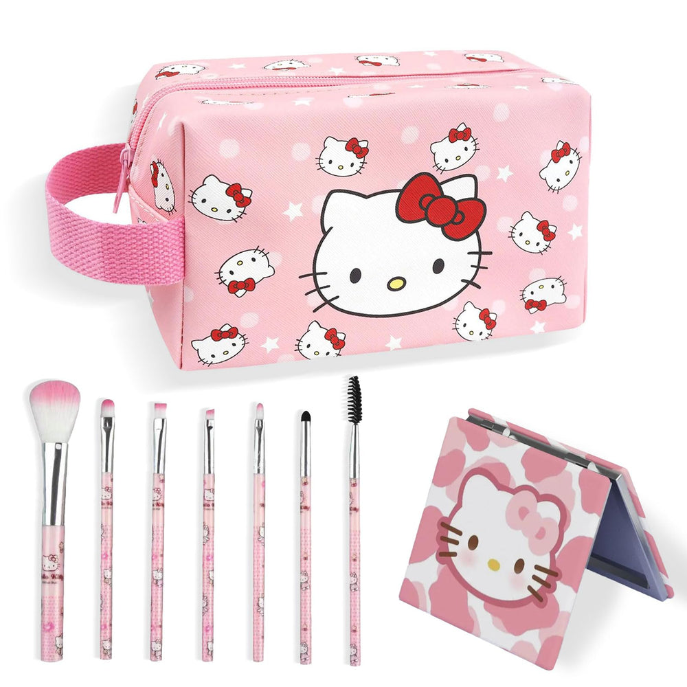 Piurlzw bolso-maquillaje lindo, ideal para organizar cosméticos en viajes.