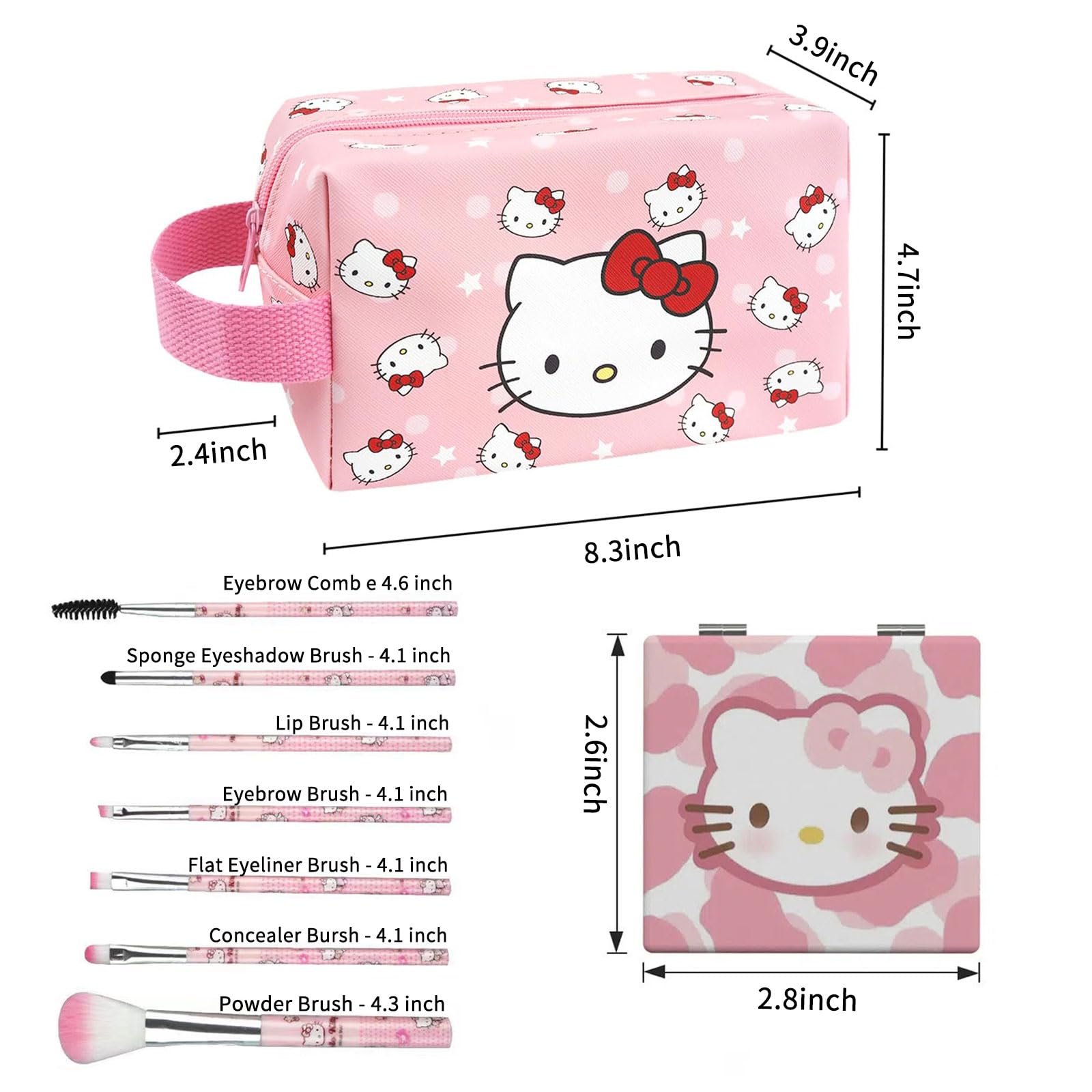 Piurlzw juego-brochas-maquillaje-7, pinceles suaves para un acabado profesional.
