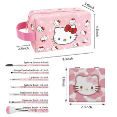 Piurlzw juego-brochas-maquillaje-7, pinceles suaves para un acabado profesional.
