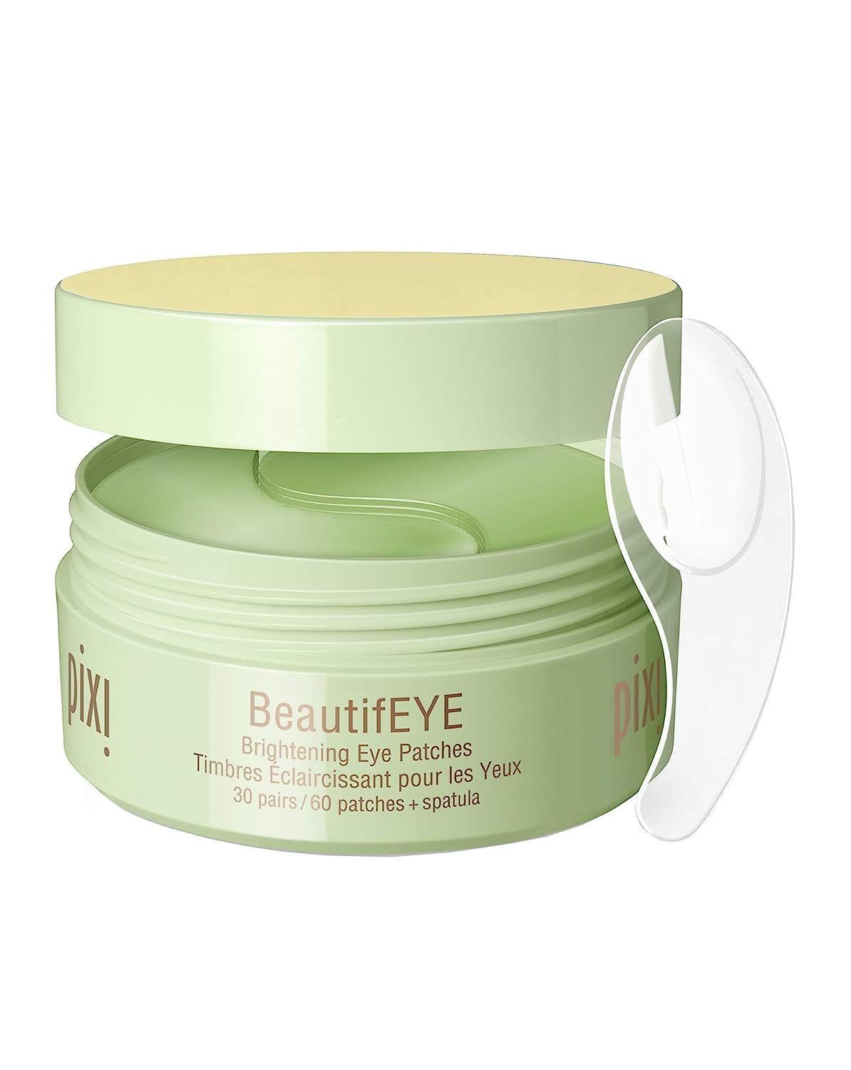 Pixi BeautifEYE parches hidrogel para ojos, hidratación suave y calmante.