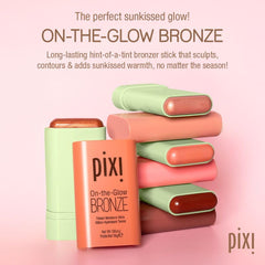 Pixi bronceador barra hidratante con ginseng para piel suave durante todo el día.
