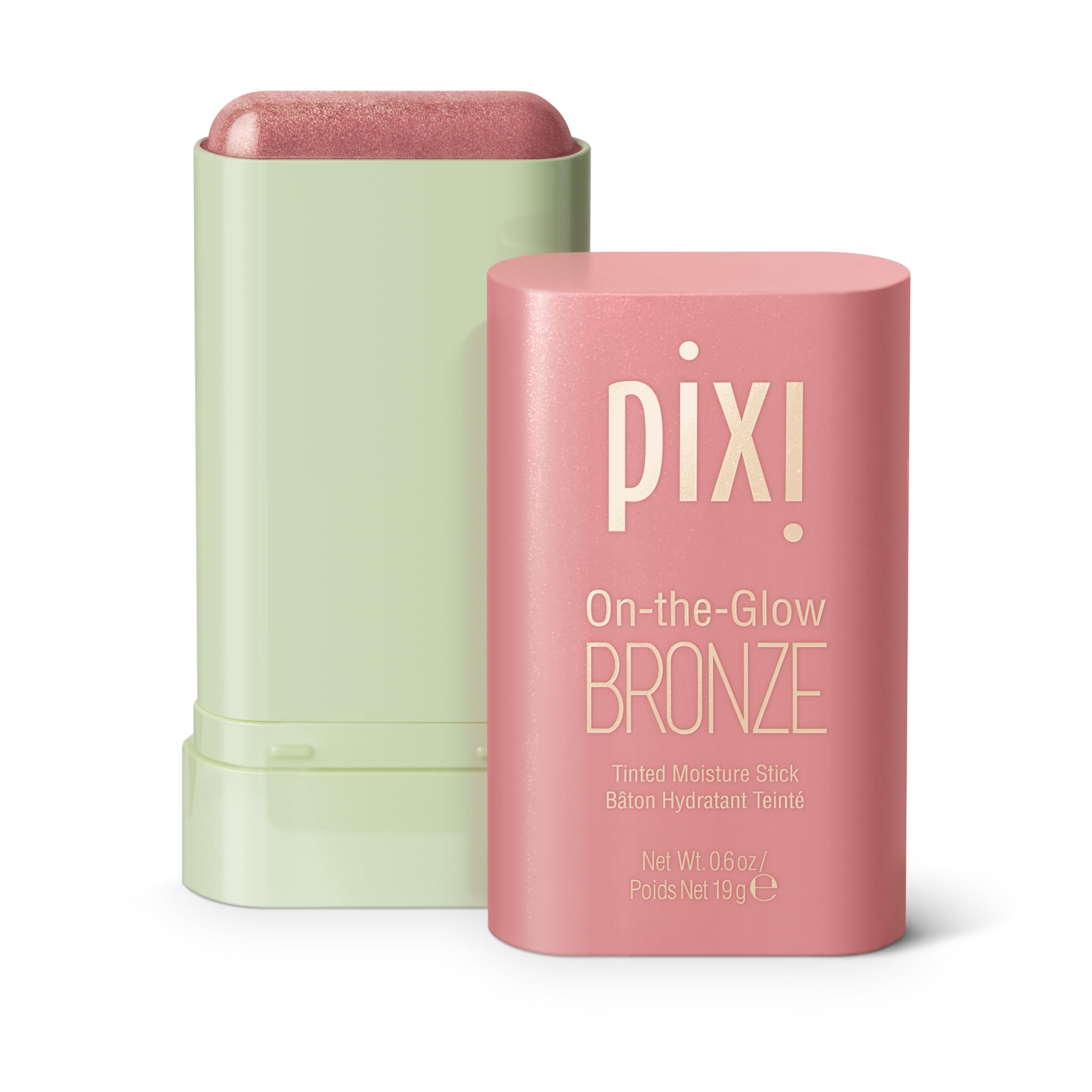 Pixi bronceador barra tono dorado para un brillo natural en la piel.