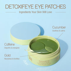 Parche hidrogel Pixi DetoxifEYE con cafeína para despertar la mirada.