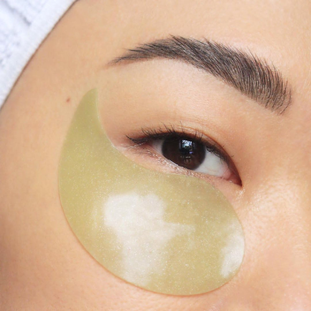 Parches hidrogel suaves de Pixi DetoxifEYE para contorno de ojos.