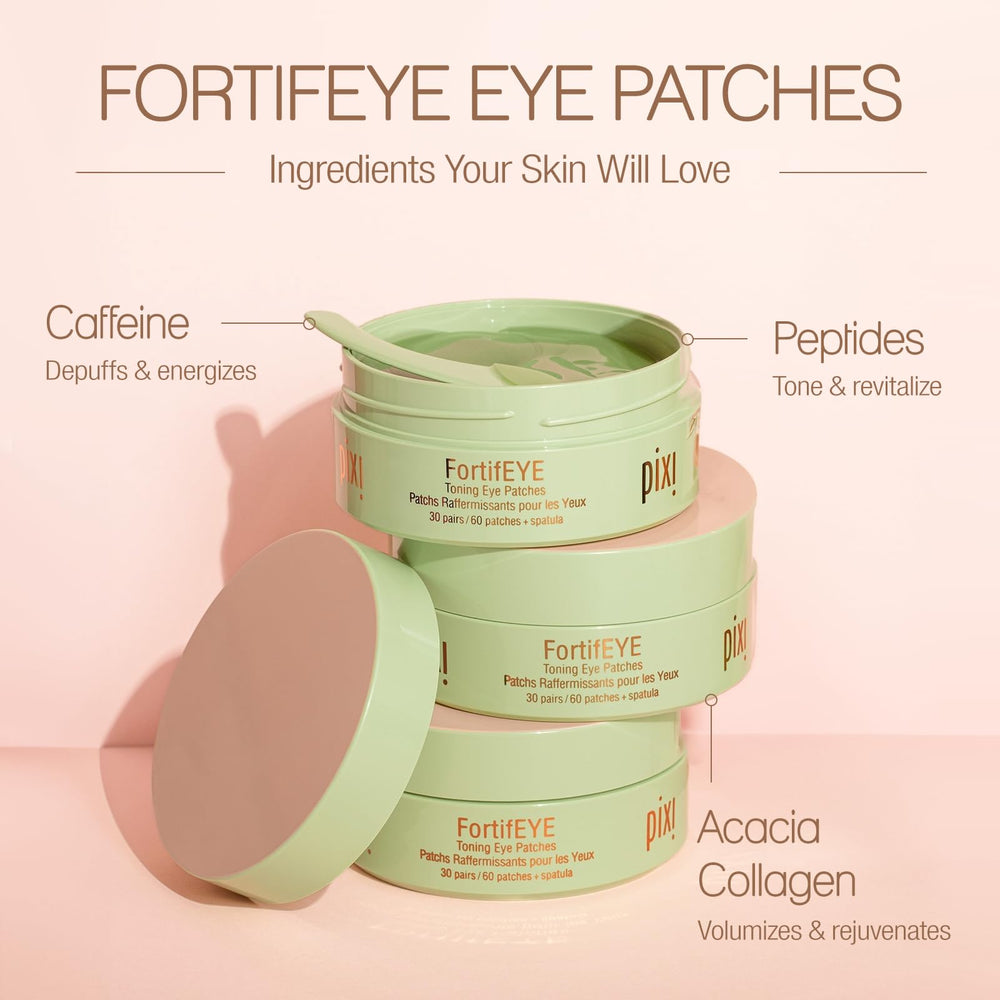Pixi FortifEYE péptidos fortalecen el contorno ocular con efecto tonificante.