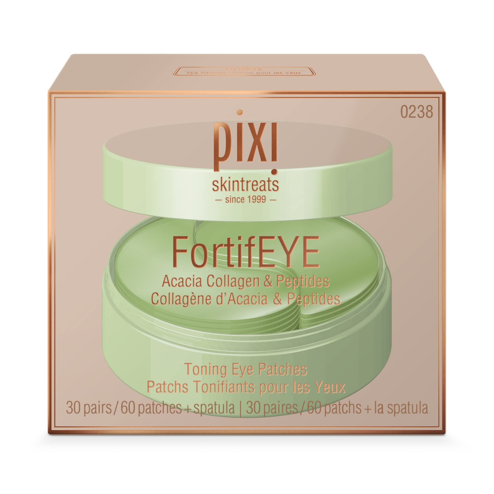 Pixi FortifEYE sin fragancia y libre de parabenos, ideal para piel sensible.