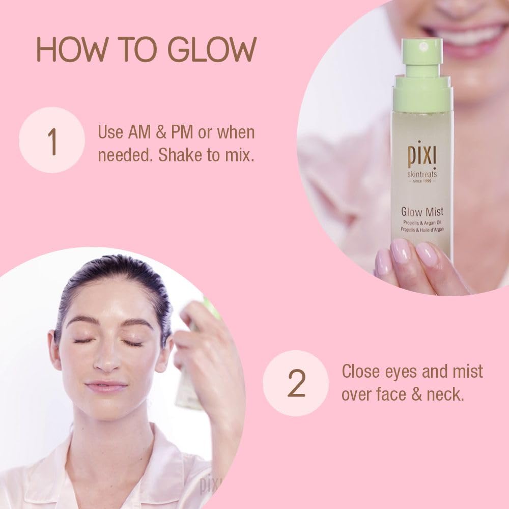 Pixi Glow Mist cabello: brillo suave y aspecto saludable
