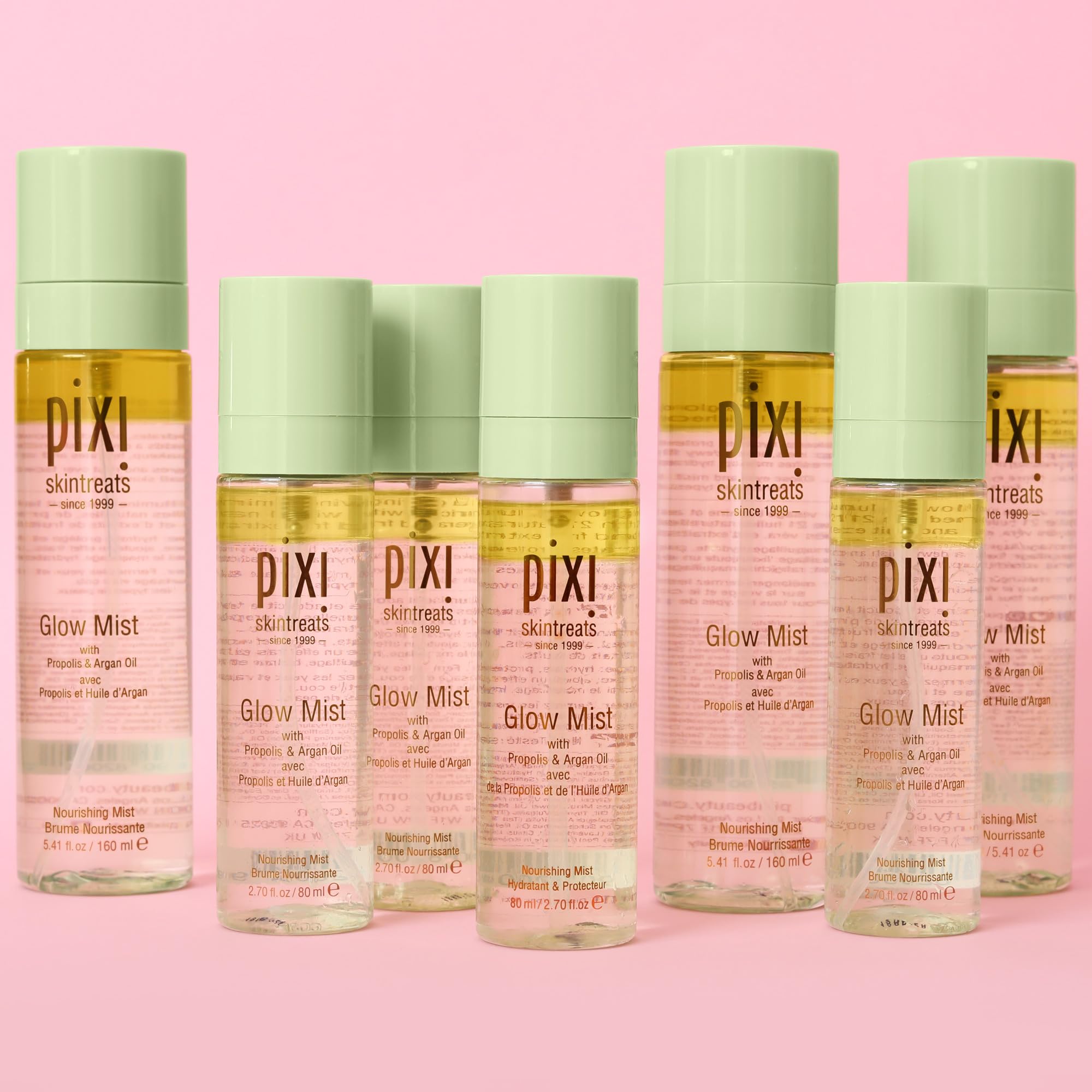 Pixi Glow Mist rosas calmantes: calma e hidratación de la piel