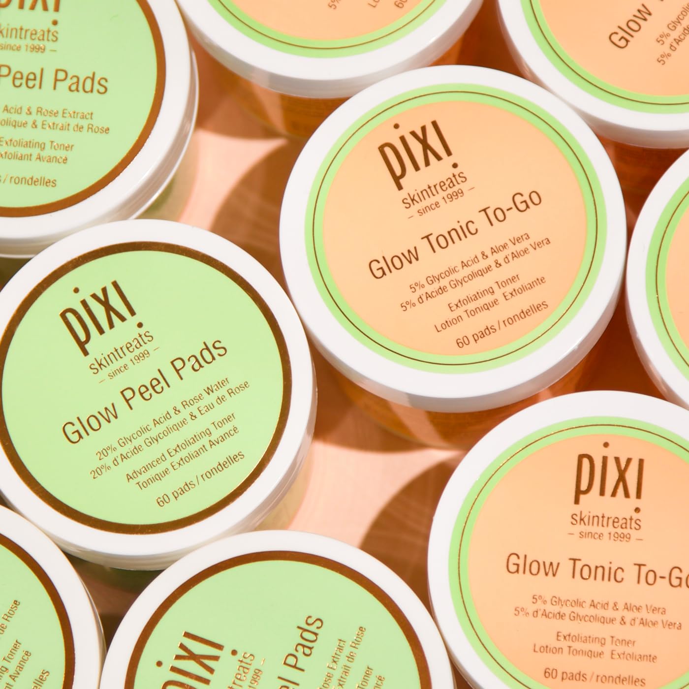 Pixi Glow Tonic para llevar, uso diario mañana o noche.