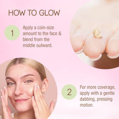 Pixi H2O SkinTint nude swatch reveals subtle coverage.