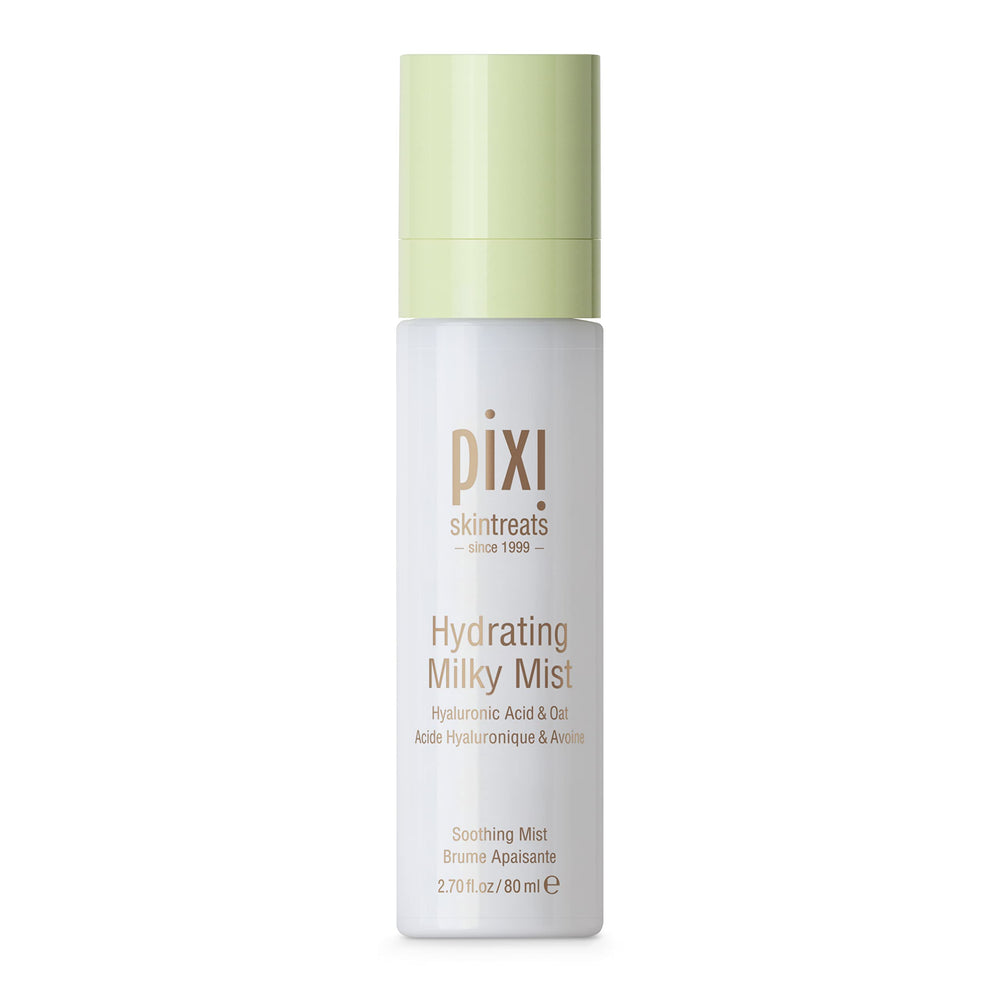 Pixi Milky Mist, botella con atomizador para hidratación rápida.