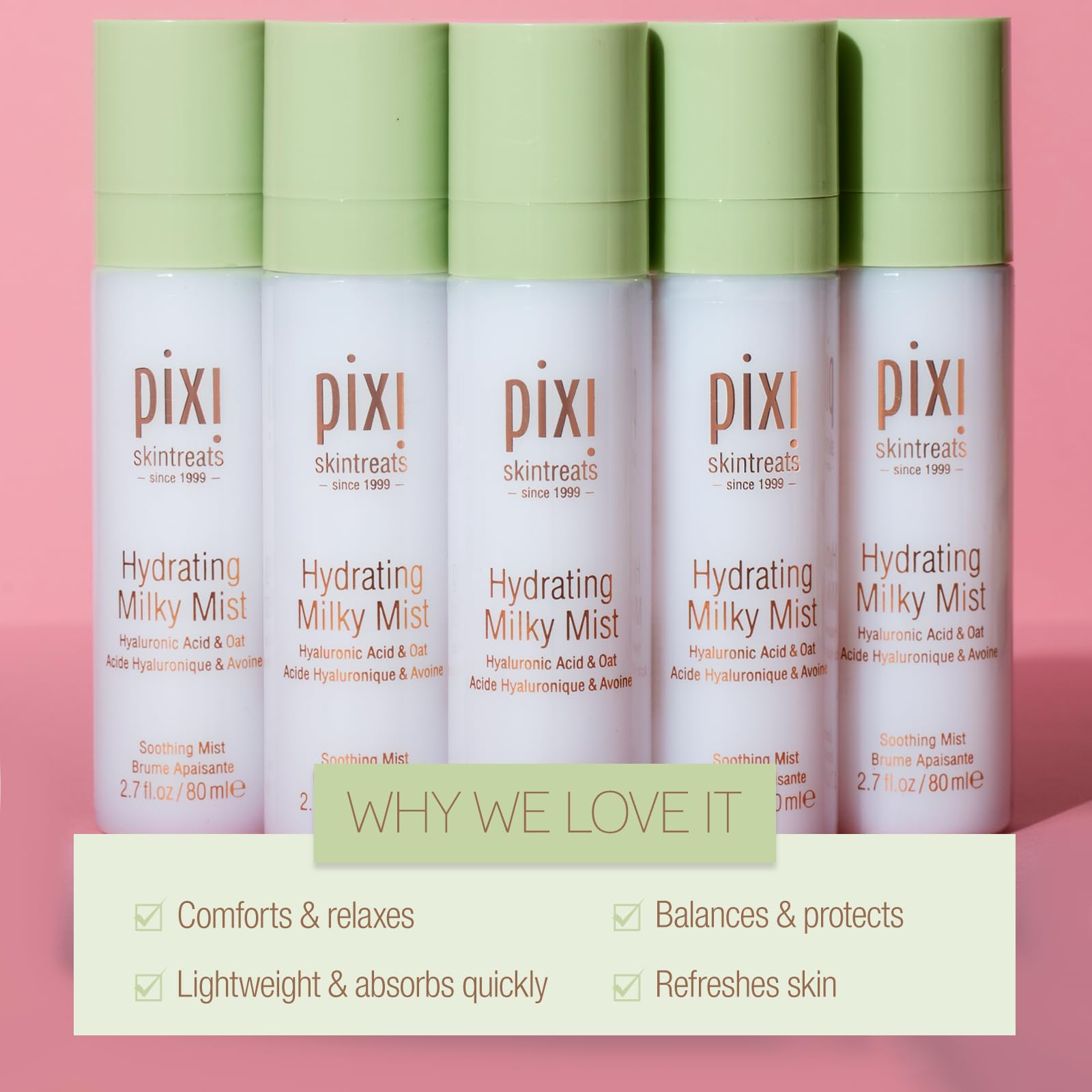 Pixi Milky Mist, complejo de vitaminas B para el cuidado de la piel.