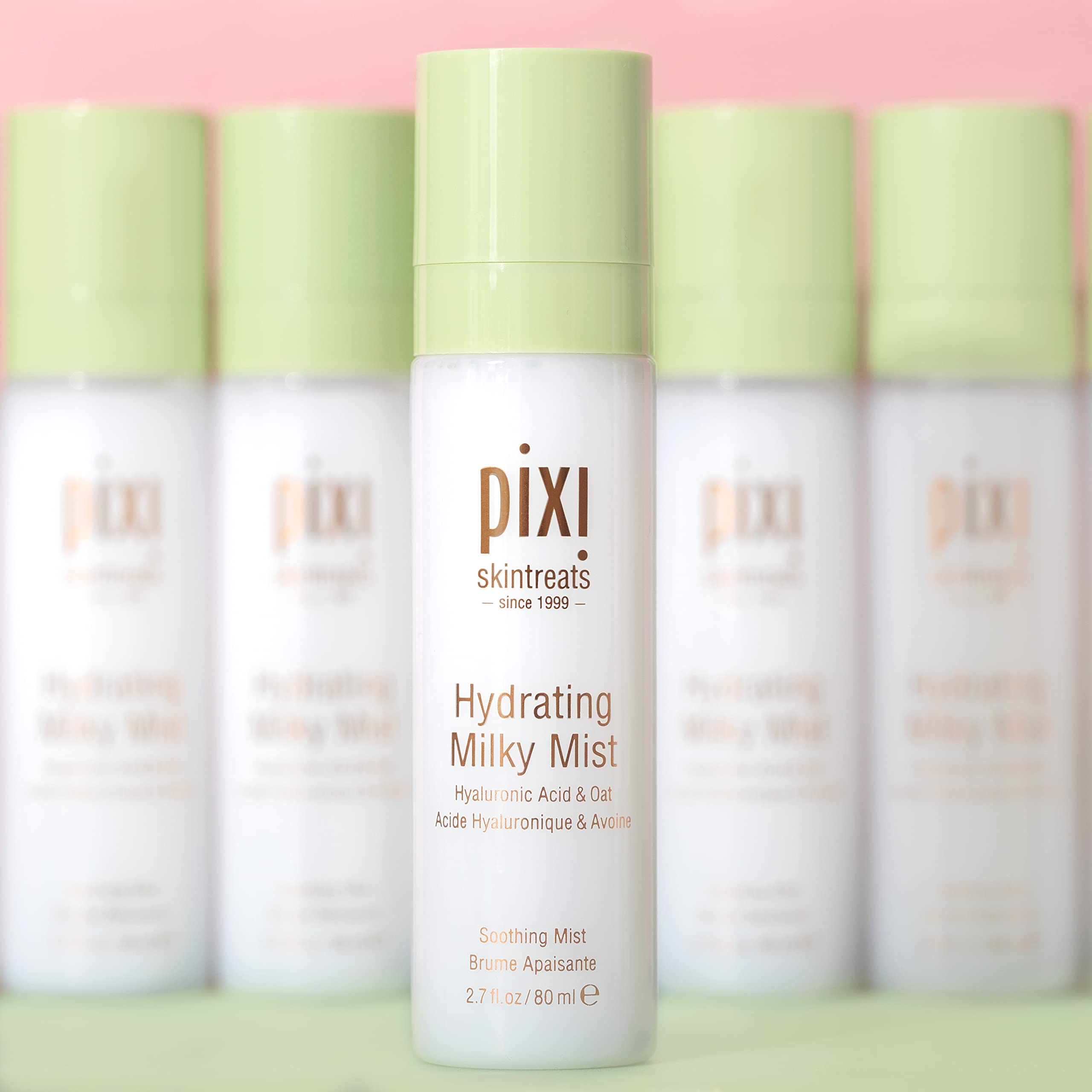 Pixi Milky Mist, envase compacto ideal para la rutina diaria.