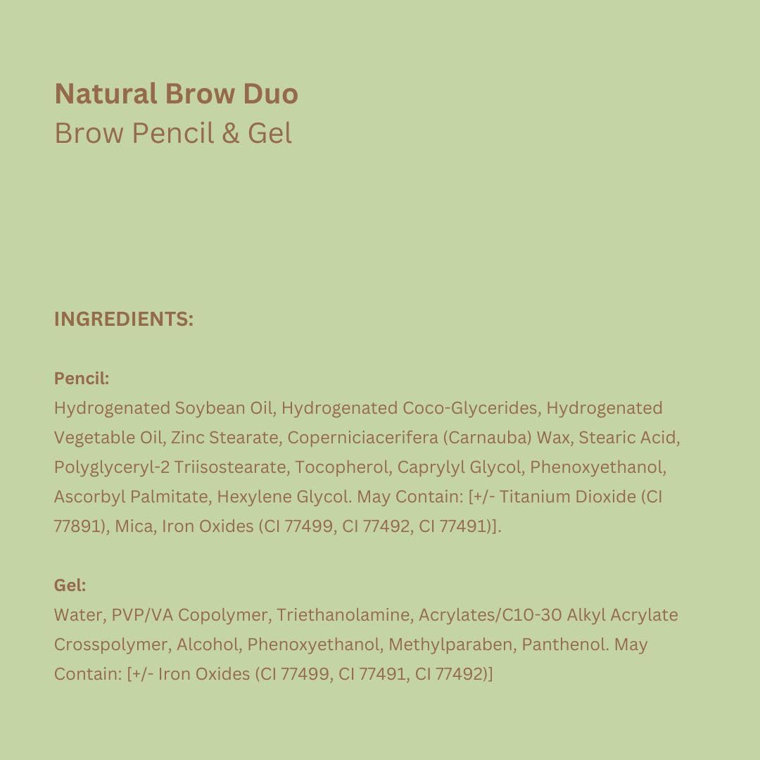 Pixi Natural Brow Duo: libre de crueldad para cejas responsables