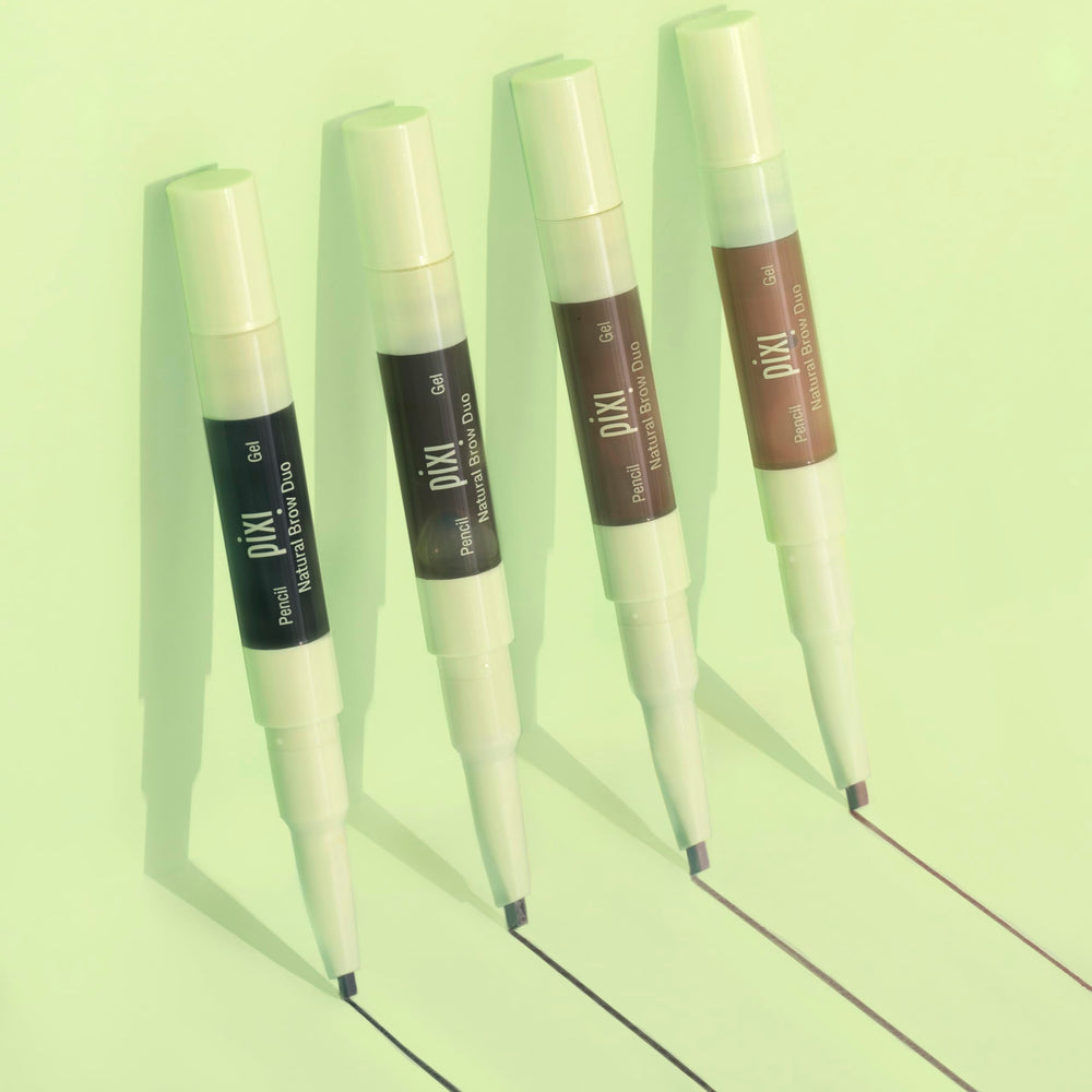 Pixi Natural Brow Duo: gel tintado fija cejas con fijación suave para todo el día