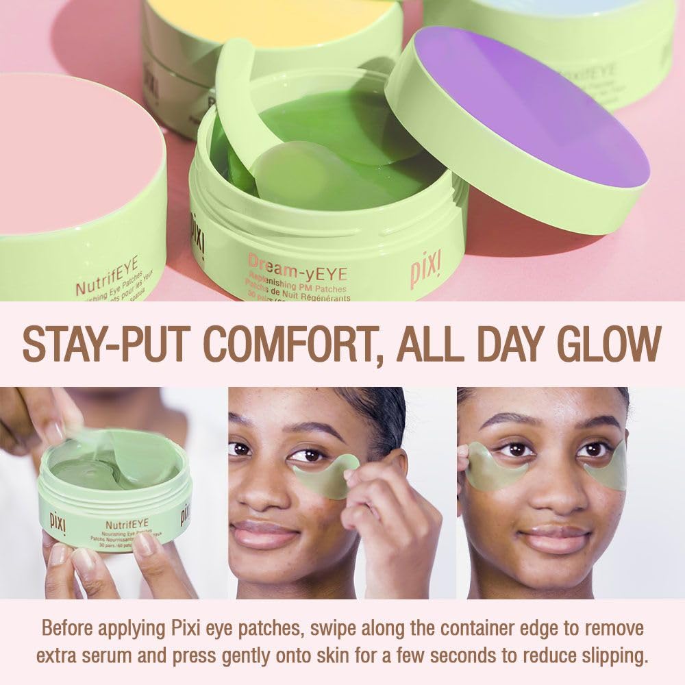 Parches Pixi NutrifEYE con camomila para calmar la mirada cansada