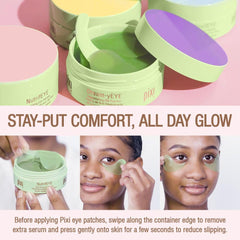 Parches Pixi NutrifEYE con camomila para calmar la mirada cansada