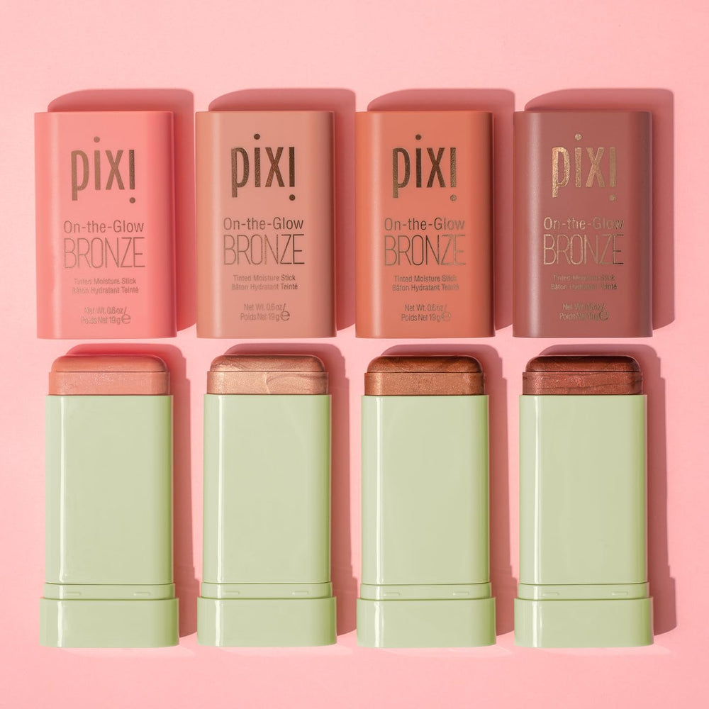 Pixi On-the-Glow Bronze libre de crueldad y parabenos.