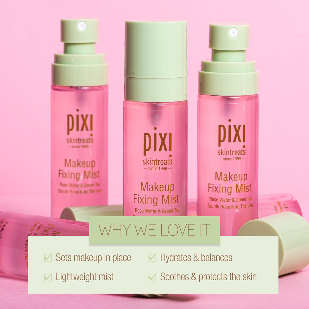 Pixi pulverizador para brocha mejora aplicación y prolonga la duración.
