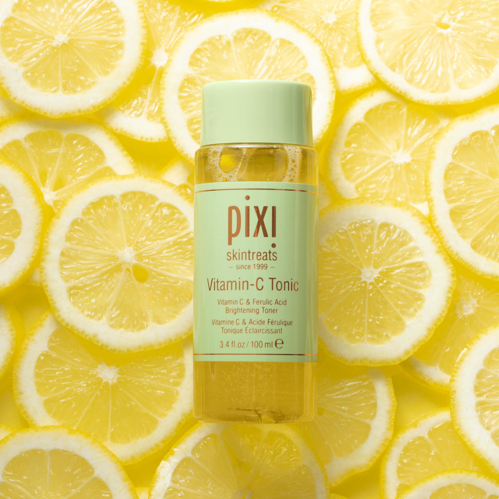Pixi Tónico de Vitamina C, probióticos fortalecen la barrera cutánea y equilibran.