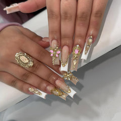 Dijes Pizadix cerezas para uñas, acento dulce en manicura