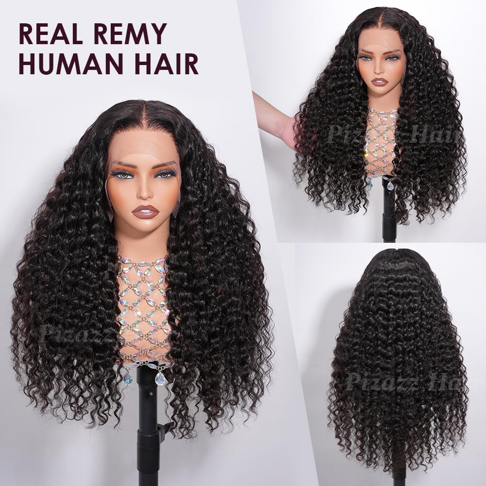 Pizazz cabello humano frontal con nudos blanqueados para acabado suave