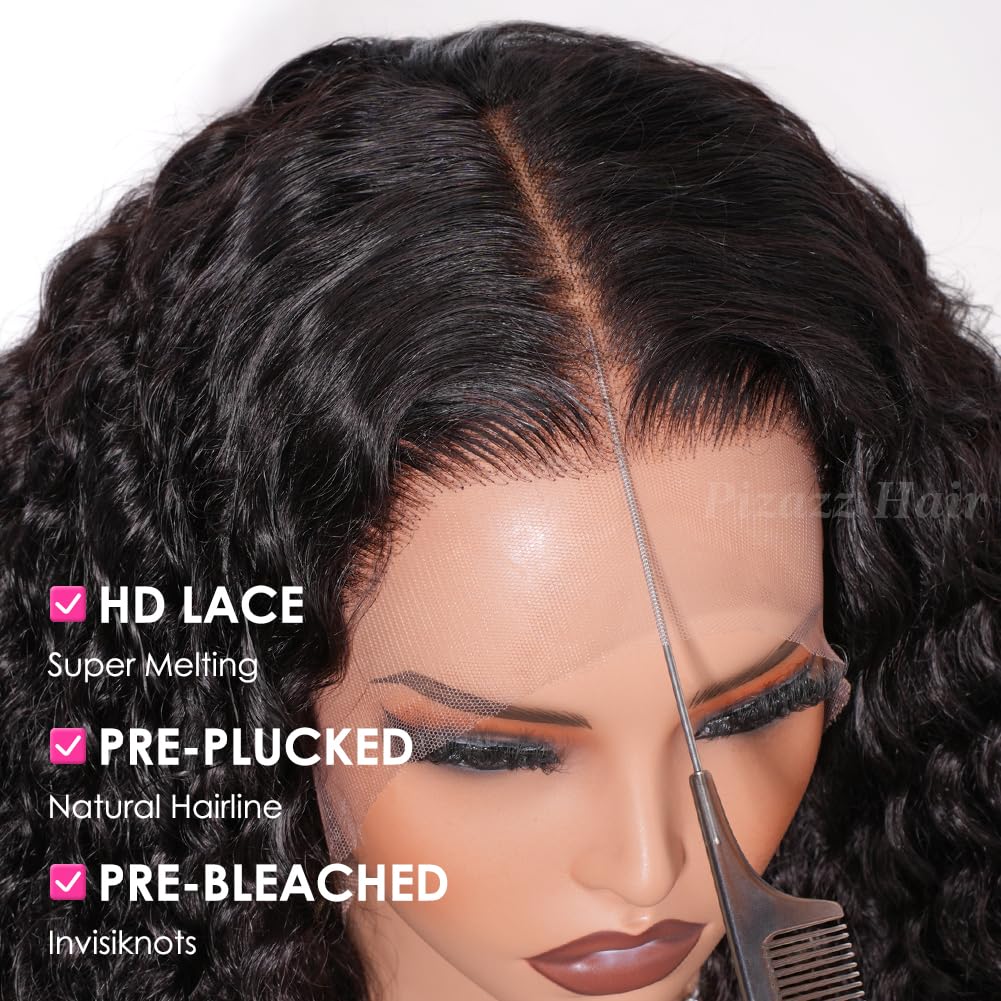 Pizazz mechones suaves para borde natural y peinado flexible
