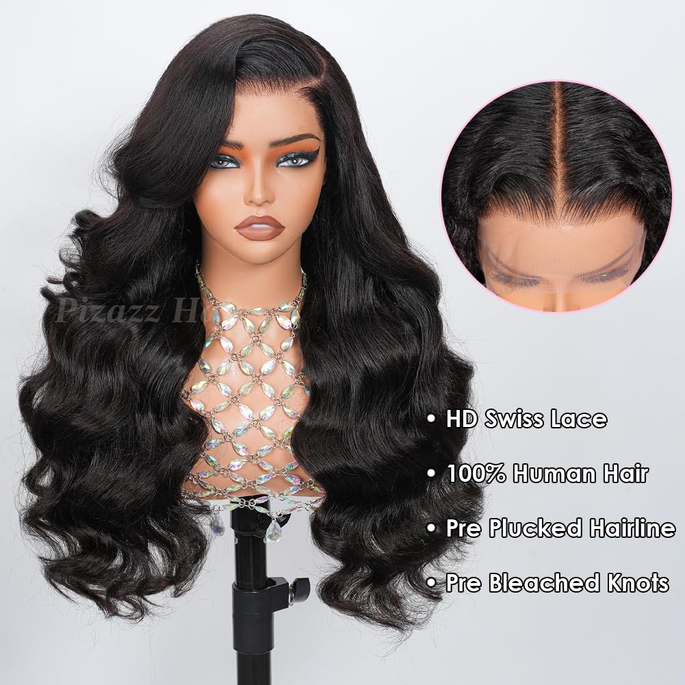 Peluca Pizazz despuntada con cabello alrededor, acabado suave
