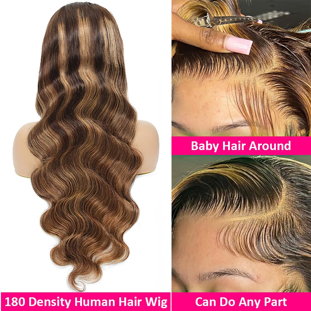 Peluca Pizazz rubia miel con encaje frontal, vista frontal para estilo diario.