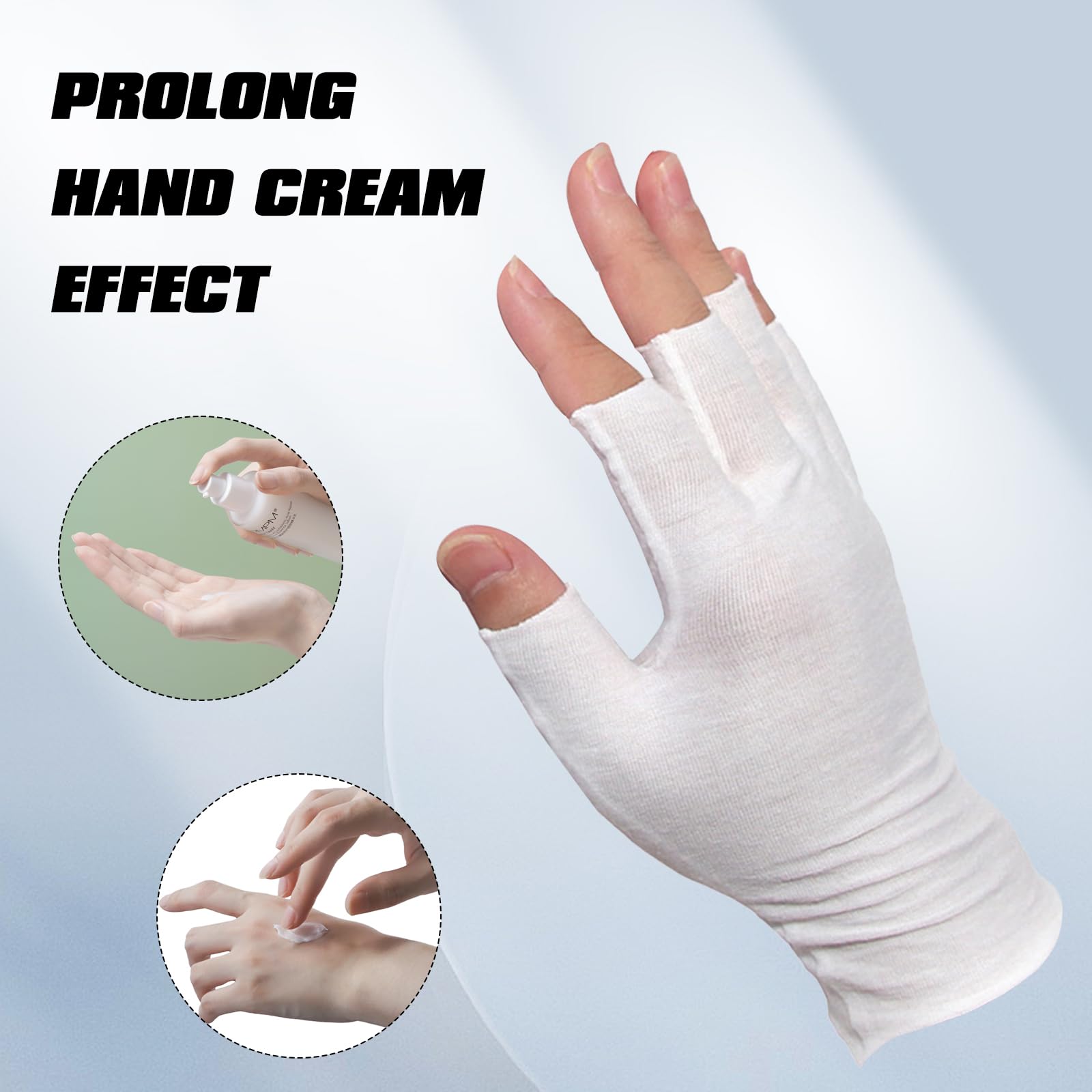 PKRFCJ Guantes para spa nocturno y humectación de manos.