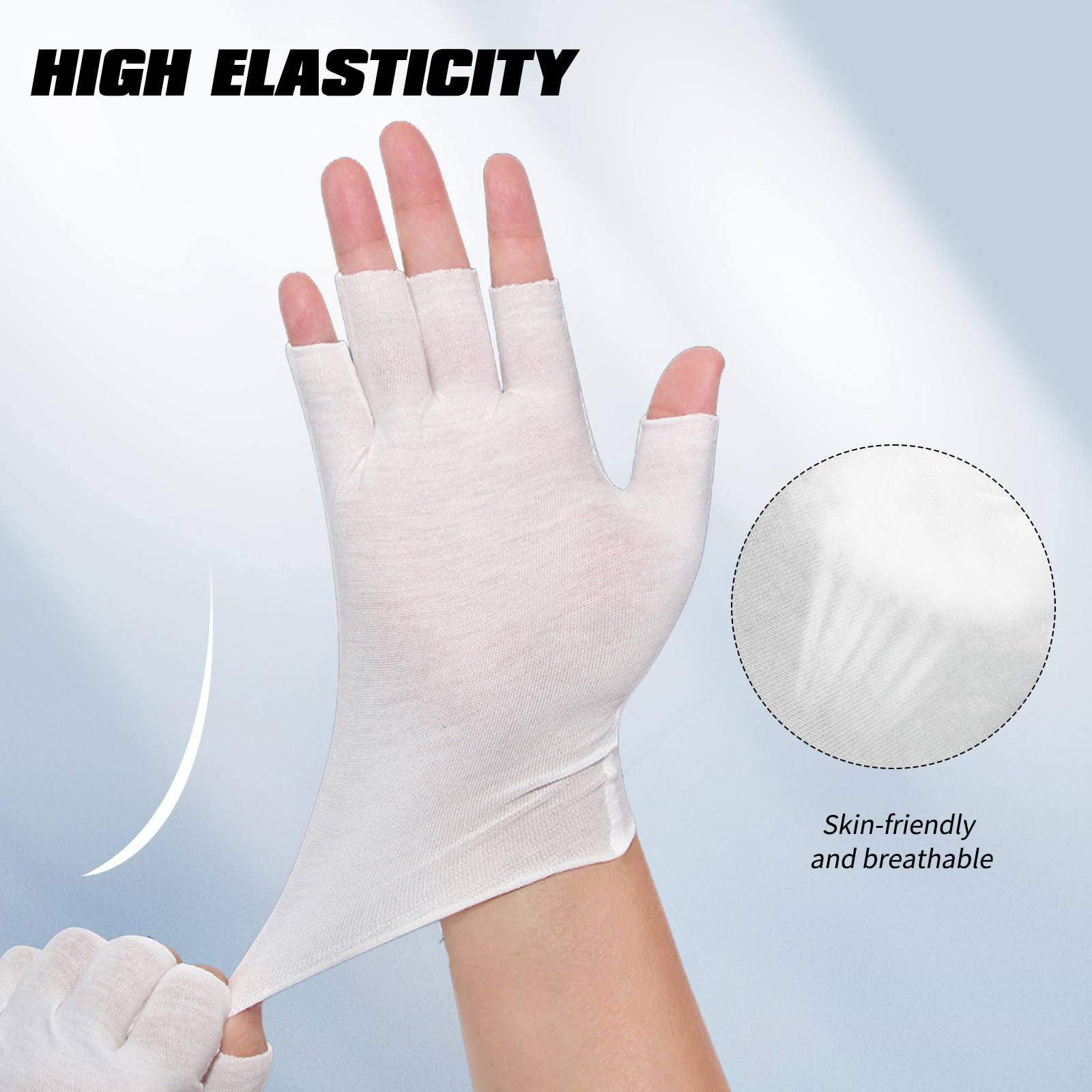 PKRFCJ Guantes suaves de algodón para comodidad durante el uso.
